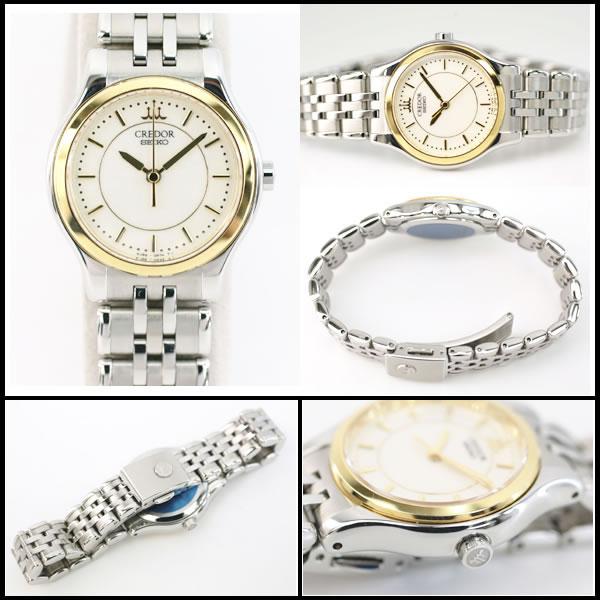 イコー質店　セイコー　クレドール　★希少　未使用・保管品　シグノ　4J85-0A20　レディース　クオーツ　18KTベゼル　RY7091 | CREDOR | 01