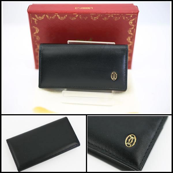 イコー質店　カルティエ　★未使用・保管品　パシャライン　4連キーケース　L3000203　ブラック　カーフレザー　RY7131 | Cartier | 02