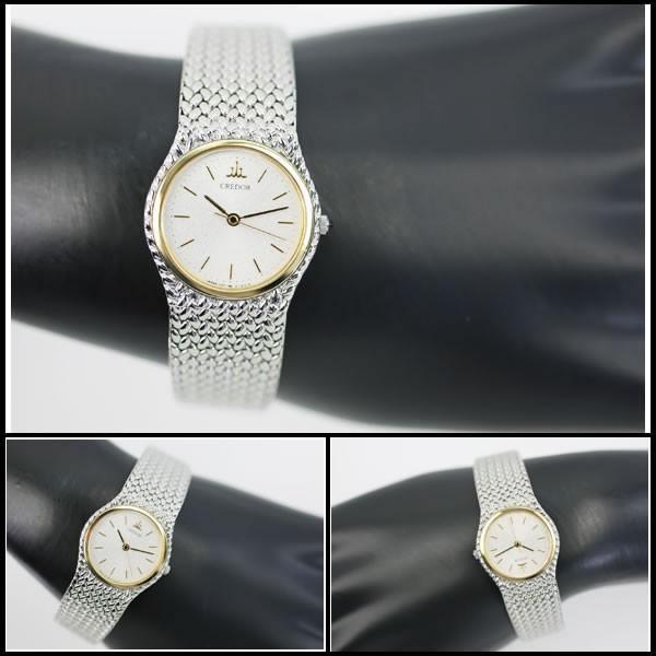 イコー質店　セイコー　クレドール　★希少　極美品　1271-0060　レディースウォッチ　18KTベゼル　クオーツ　RY7148 | CREDOR | 04