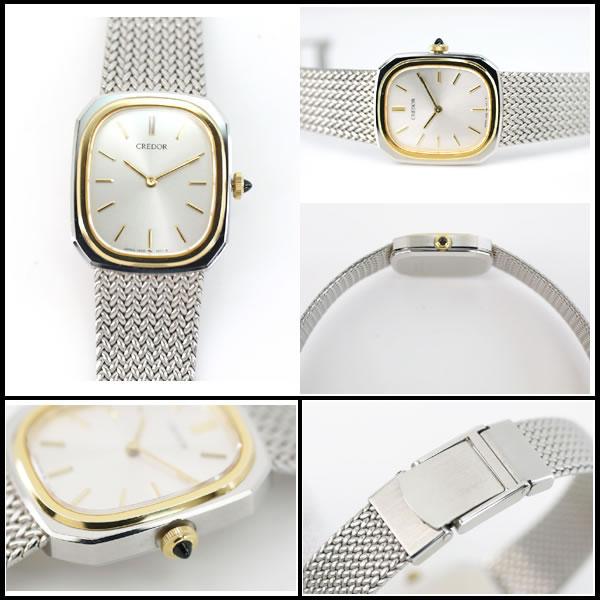 イコー質店　セイコー　クレドール　★希少モデル　美品　1400-5881　レディース　18KTベゼル　クオーツ　RY7179 | CREDOR | 01