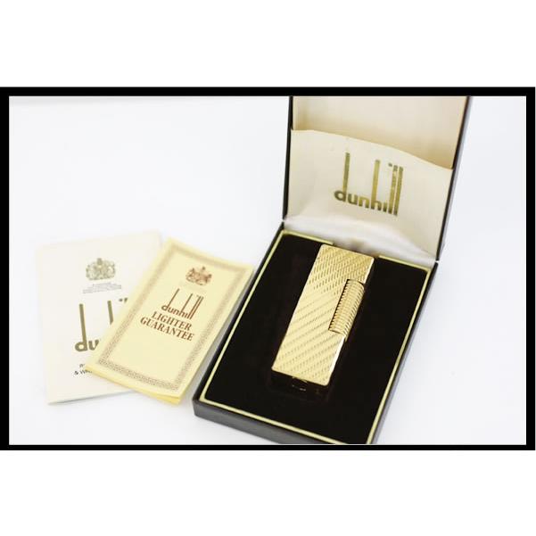 イコー質店　ダンヒル　★希少　オーバーホール・フルメンテ済　ローラガスライター　RL1255　ゴールド　総柄デザイン　美品　RY7208 | dunhill | 01