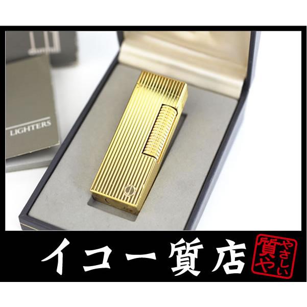 dunhill チェック柄ライター ポーチ付き