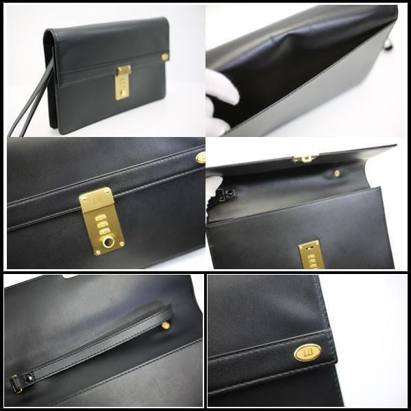 イコー質店　ダンヒル　★人気デザイン　オックスフォード　セカンドバッグ　LD9290A　カーフレザー　ブラック　美品　RY7245 | dunhill | 02