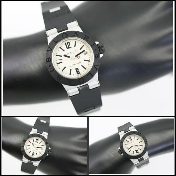 イコー質店　ブルガリ　★希少ラバーベルト美品　ディアゴノ　アルミニウム　AL29TA　レディース　クオーツ　RY7254 | BVLGARI | 05