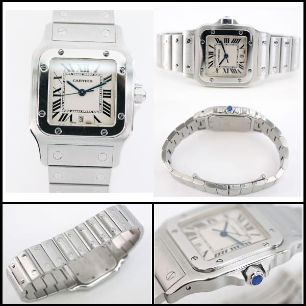 イコー質店　カルティエ　★人気モデル　美品　サントスガルベLM　W20060D6　メンズ　クオーツ　RY7308 | Cartier | 01