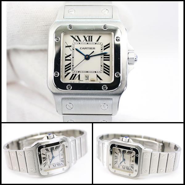 イコー質店　カルティエ　★人気モデル　美品　サントスガルベLM　W20060D6　メンズ　クオーツ　RY7308 | Cartier | 04