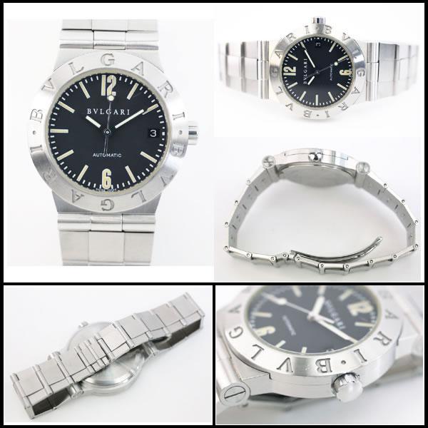 イコー質店　ブルガリ　★人気モデル　ディアゴノ　スポーツ　LC35S　メンズ　ブラックダイヤル　オートマ　美品　RY7311 | BVLGARI | 01