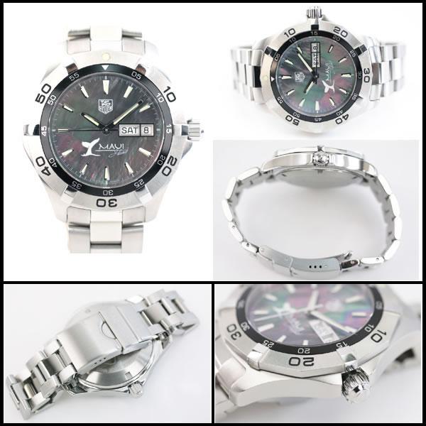 イコー質店　タグホイヤー　★希少　美品　アクアレーサー　WAF2012　マウイ島限定モデル　ブラックシェル　メンズ　オートマ　RY7313 | TAG HEUER | 01