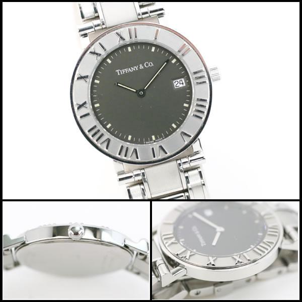 イコー質店　ティファニー　★希少モデル　美品　アトラス　ラウンド　デイト　メンズ　クオーツ　グレーダイヤル　RY7325 | TIFFANY&Co. | 03