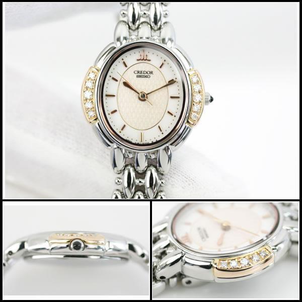 イコー質店　セイコー　クレドール　★希少　美品　2J81-5000　レディース　18KTダイヤベゼル　クオーツ　RY7363 | CREDOR | 03