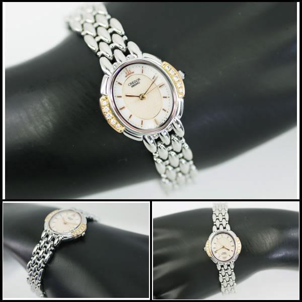 イコー質店　セイコー　クレドール　★希少　美品　2J81-5000　レディース　18KTダイヤベゼル　クオーツ　RY7363 | CREDOR | 04