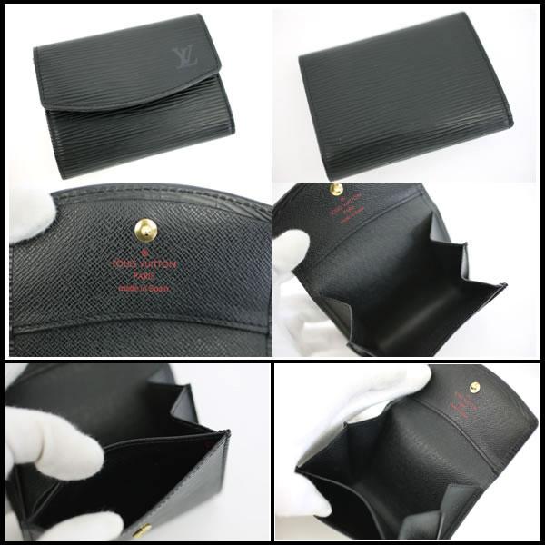 【美品】ルイヴィトン ポルトモネ エピ ノワール M63412　ケース LOUIS VUITTON（ルイ・ヴィトン） イコー質店 ☆人気アイテム 美品