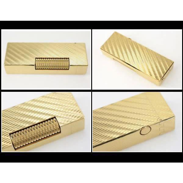 イコー質店 ダンヒル ★希少 着火良好 ローラガスライター RL1255 ゴールド 総柄デザイン 美品 RY7419の画像