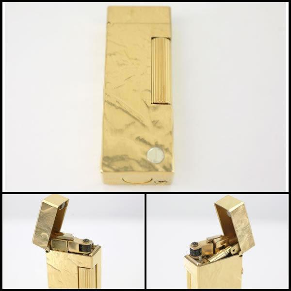 イコー質店　ダンヒル　★希少　着火良好　ローラガスライター　RL1436　モザイク柄　ゴールド　美品　RY7431 | dunhill | 04