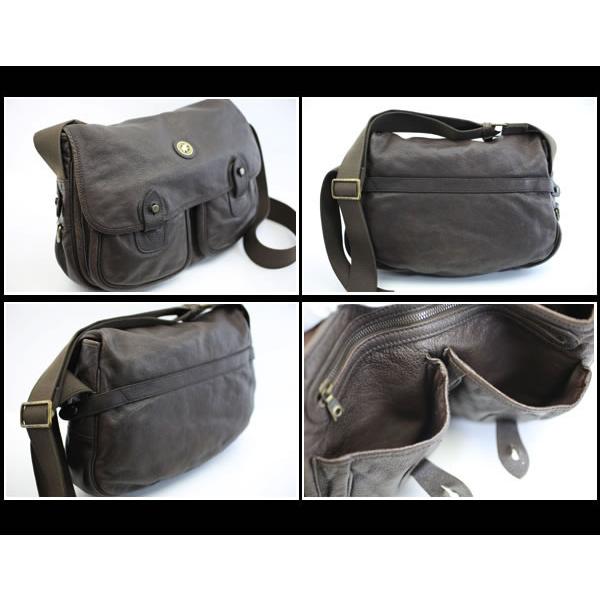 イコー質店　ハンティングワールド　★希少　ウォッシュドコレクション　キャリオールバッグ　ダークブラウン　バッファローレザー　RY7457 | Hunting World | 02