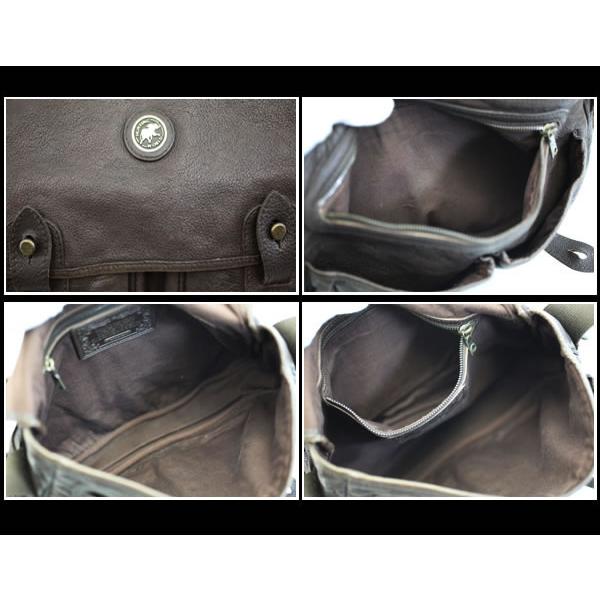 イコー質店　ハンティングワールド　★希少　ウォッシュドコレクション　キャリオールバッグ　ダークブラウン　バッファローレザー　RY7457 | Hunting World | 03