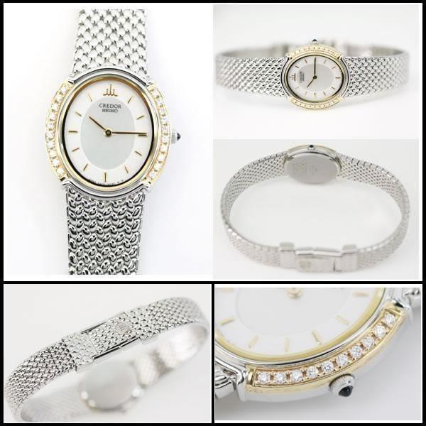 SEIKO CREDOR セイコークレドール　ダイヤ　クオーツレディース CREDOR イコー質店 セイコー クレドール ☆希少 美品 シグノ GSWE984
