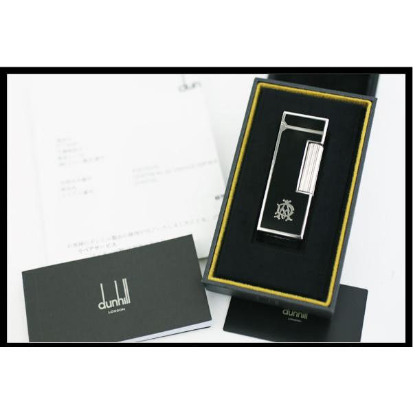 イコー質店　ダンヒル　★極希少モデル　メーカーOH・フルメンテ済み　ローラガスライター　RLR2302　ブラックラッカー　ADロゴ　RY7558 | dunhill | 01