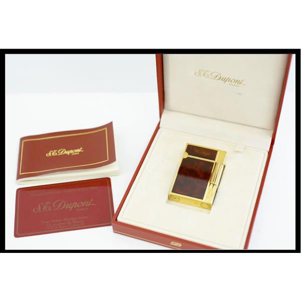イコー質店　デュポン　★希少　美品　オーバーホール・フルメンテ済み　ガスライター　ギャッツビー　18536　ブラウンラッカー　RY7572 | S.T.DUPONT | 01