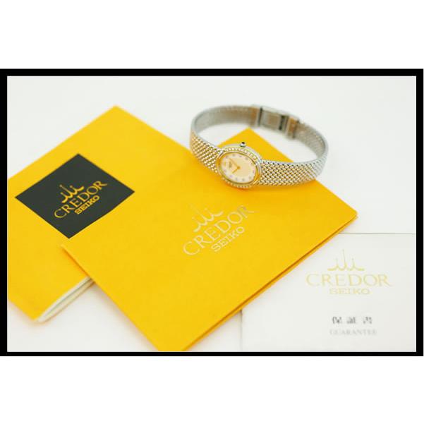 イコー質店　セイコー　クレドール　★希少　美品　シグノ　GSWE982　レディース　18KTダイヤベゼル　11Pダイヤダイヤル　RY7633 | CREDOR | 01