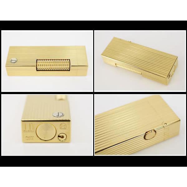 イコー質店　ダンヒル　★希少　オーバーホール・フルメンテ済　ローラガスライター　RL1402　ゴールド/ストライプ　美品　RY7687 | dunhill | 02