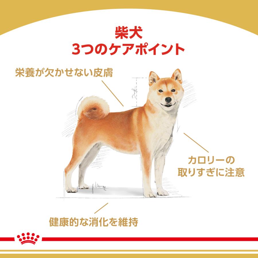 ロイヤルカナン 柴犬 成犬用 3kg 1ケース4個セット｜ikoapetfood｜03