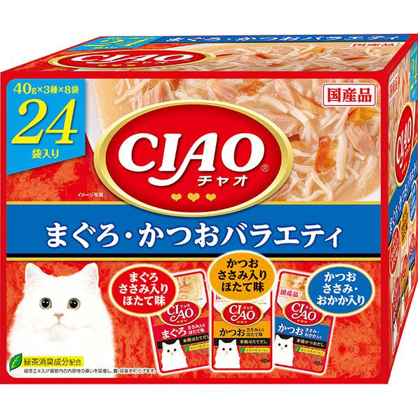 いなばペットフード いなば チャオパウチ 24袋入り まぐろ・かつお