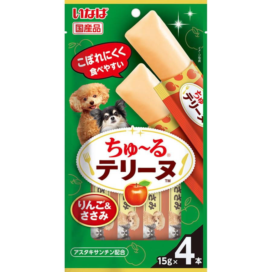 いなばペットフード いなば 犬用 ちゅ〜るテリーヌ りんご＆ささみ 15g
