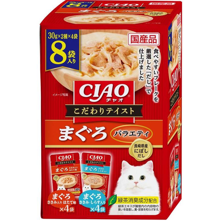 いなばペットフード いなば チャオ こだわりテイスト 8袋入り パウチ