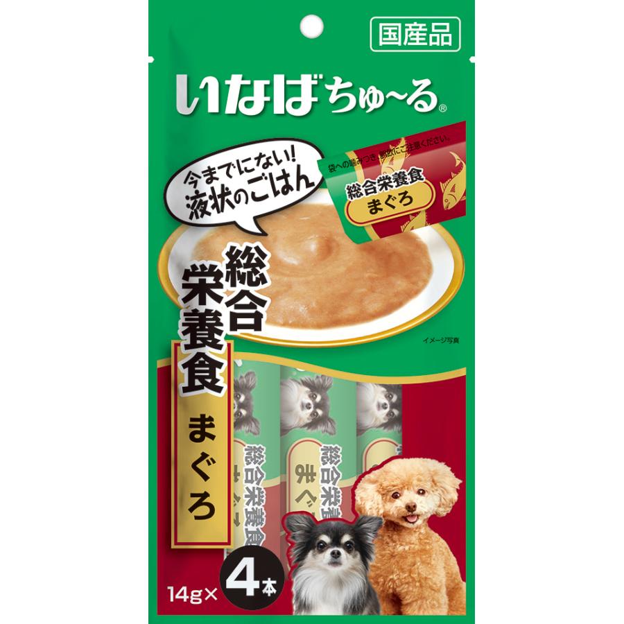 いなばペットフード いなば 犬用 ちゅ〜る 総合栄養食 まぐろ 14g×4本