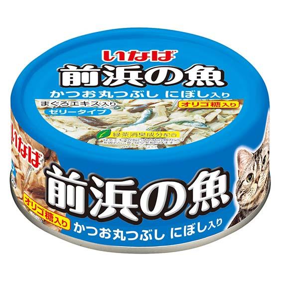 いなばペットフード いなば 前浜の魚 かつお丸つぶし にぼし入り 115g