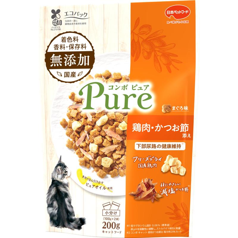 日本ペットフード コンボ ピュア キャット まぐろ味・鶏肉・かつお節