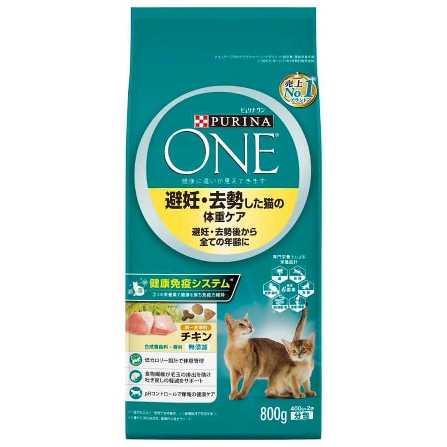 ネスレピュリナ ピュリナワン キャット 避妊・去勢した猫の体重ケア 