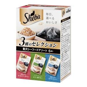 マースジャパン シーバ リッチ ごちそうフレーク 贅沢シーフードアソート 35g×6袋パック SRM3 1ケース20個セット