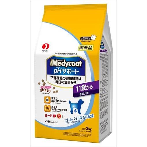 ペットライン メディコート Phサポート11歳から 老齢犬用 3kg Phs 34 1ケース4個セット 4 イコアペット フード 通販 Yahoo ショッピング