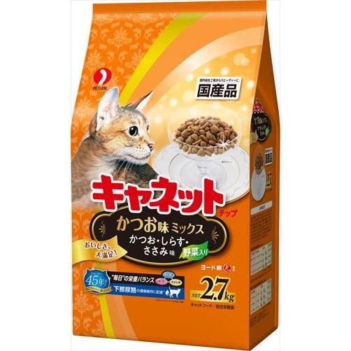 ペットライン キャネットチップ かつお味ミックス 2.7kg : イコア