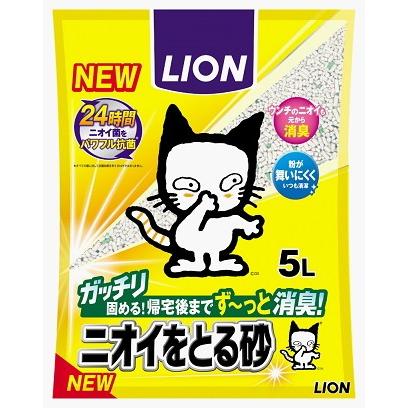 LION（ライオン） ライオンペット ペットキレイ ニオイをとる砂 5L 1