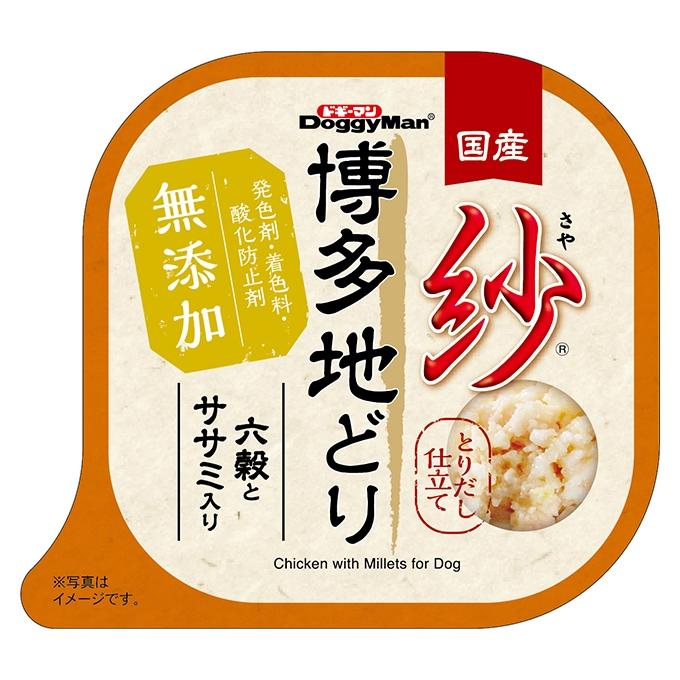 ドギーマン 紗 博多地どり 六穀とササミ入り100g 1ケース48個セット