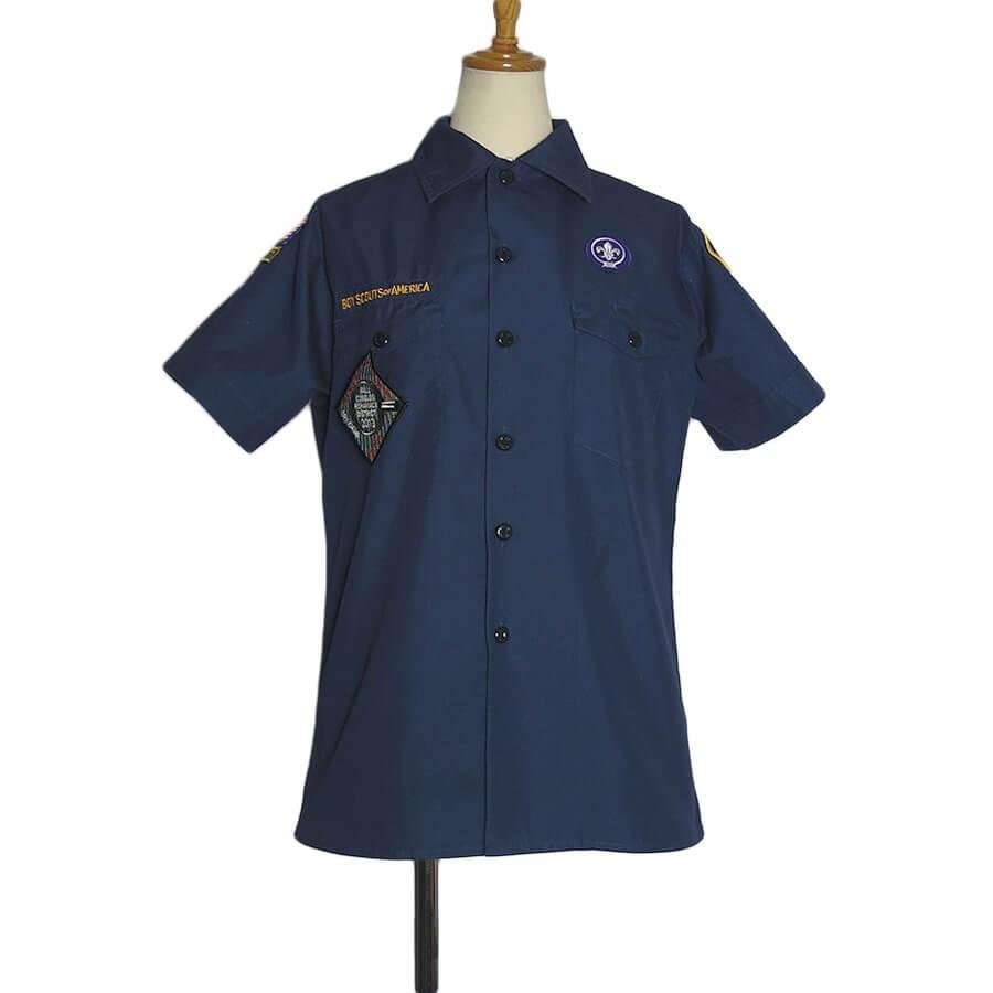 ボーイスカウトシャツ 半袖 ユースサイズ レディース向き 古着 ワッペン付き ワークシャツ Yboys 6328 異国屋 通販 Yahoo ショッピング
