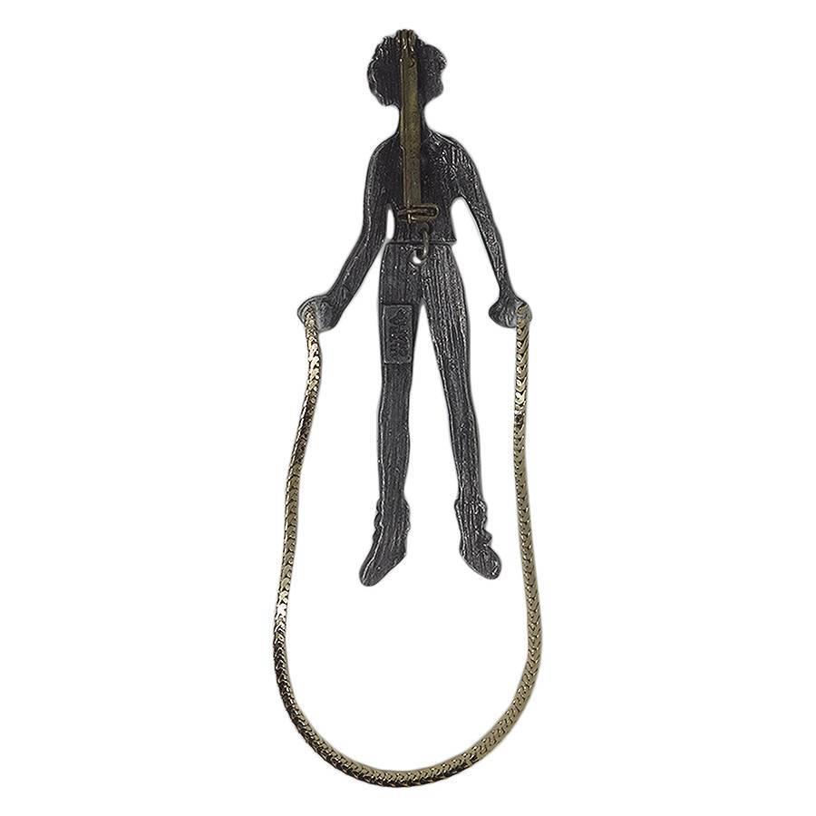 Ultra Craft ヴィンテージ ブローチ 縄跳びする女性 ピンバッジ ピンバッチ ユニーク アクセサリー Ybrooch 2372 異国屋 通販 Yahoo ショッピング