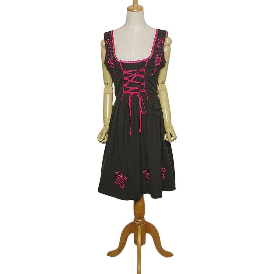 ヴィンテージ オーストリア ディアンドル 民族衣装 フォークダンス