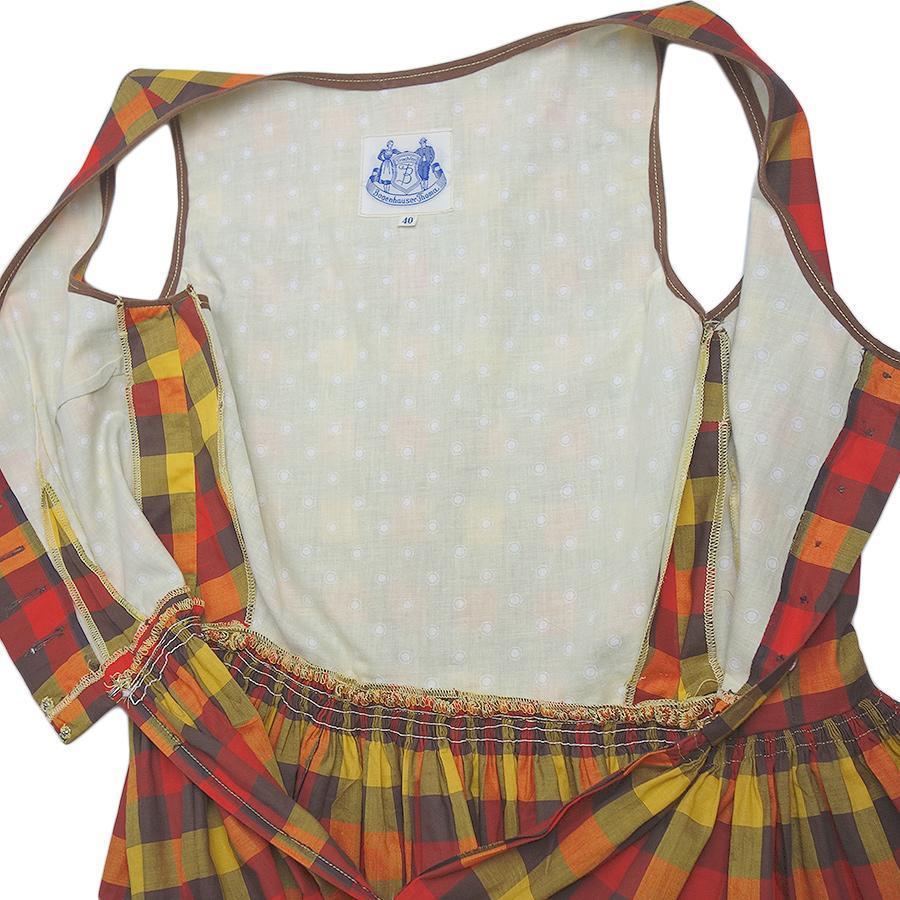 Bogenhauser Thoma チロルワンピース ディアンドル ドレス チェック柄 レディース Mサイズ位 民族衣装 古着 ワンピース Ydress 2402 異国屋 通販 Yahoo ショッピング