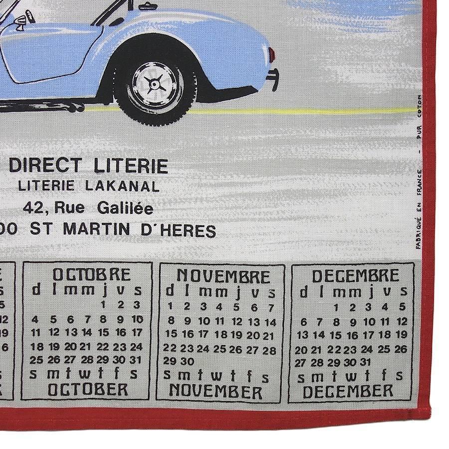 フランス 1987年 クラシックカー ヴィンテージ ファブリック 布 カレンダー タペストリー インテリア 自動車 アンティーク Yfabric 3121 異国屋 通販 Yahoo ショッピング