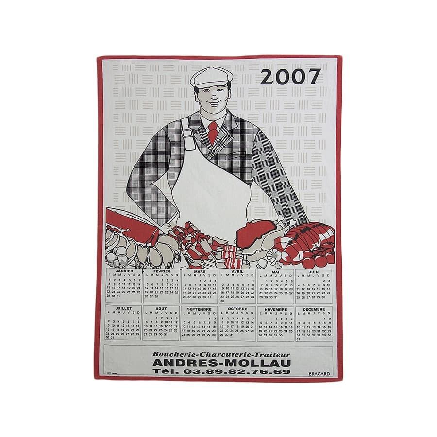 お肉屋さん 布ポスター カレンダー ファブリック タペストリー 雑貨 コットン生地 ヨーロッパ Yfabric 3302 異国屋 通販 Yahoo ショッピング