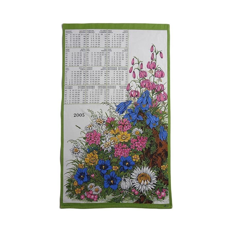 Alba 花 カレンダー 布ポスター ファブリック タペストリー 雑貨 生地 Yfabric 3348 異国屋 通販 Yahoo ショッピング