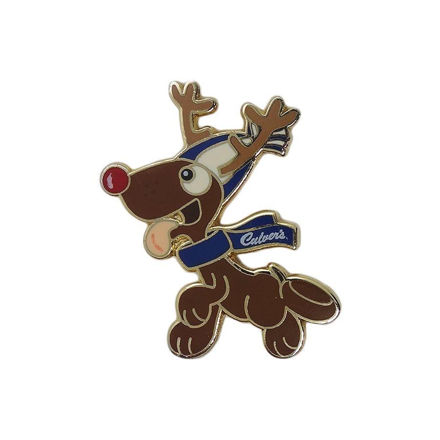 トナカイ キャラクター ピンズ 動物 ピンバッチ ピンバッジ 留め具付き Culver S ファーストフードレストラン Ypins 12100 異国屋 通販 Yahoo ショッピング