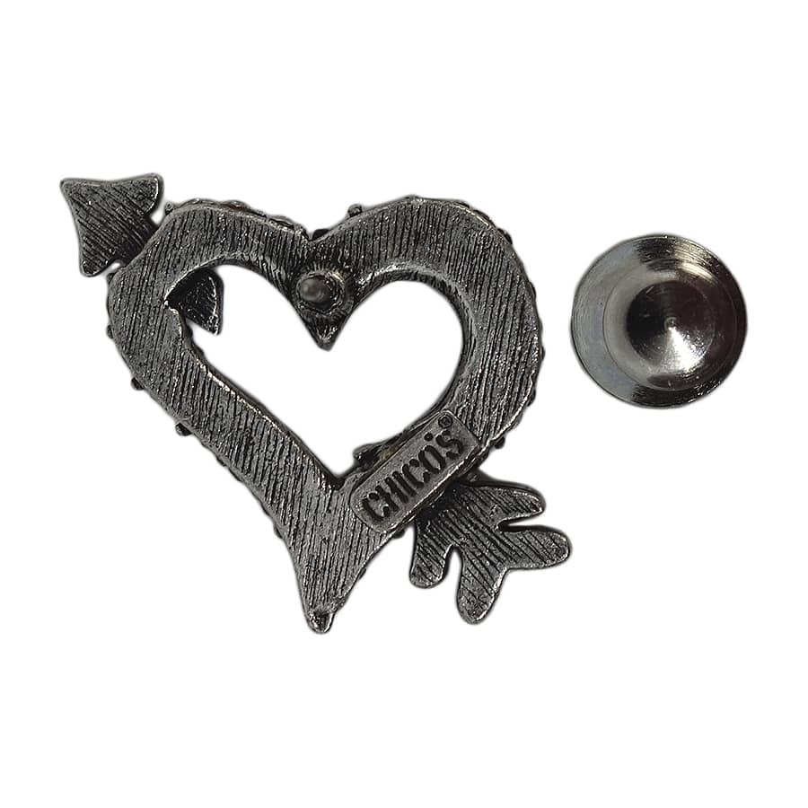 Chicos ハートを射抜く矢 ピンズ ラインストーン ピンバッジ ピンバッチ 留め具付き ラペルピン Ypins 157 異国屋 通販 Yahoo ショッピング