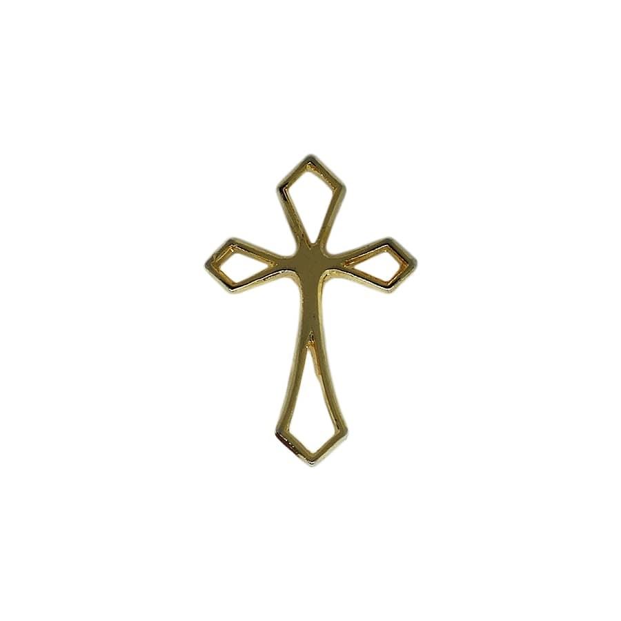 十字架 ピンズ 金色 クロス 留め具付き ピンバッチ ラペルピン ピンバッジ Ypins 異国屋 通販 Yahoo ショッピング