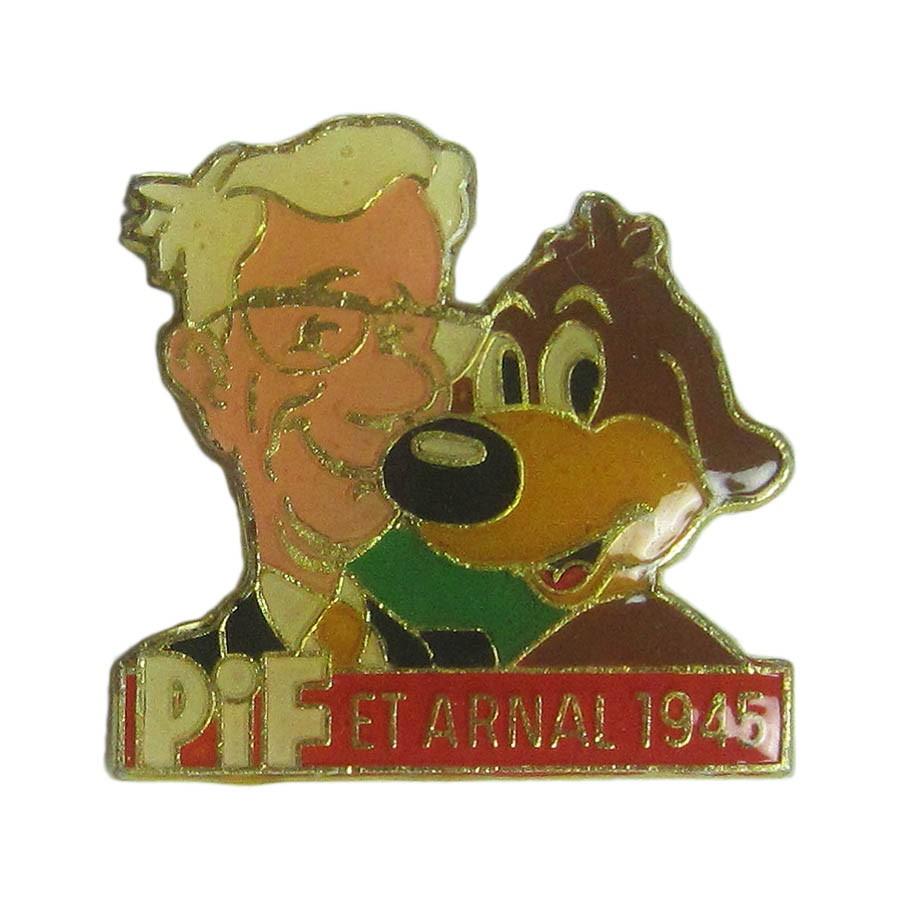 ピンズ ピンバッジ 留め具付き ピンバッチ Pif お爺さん 犬 漫画 キャラクター Ypins 4256 異国屋 通販 Yahoo ショッピング