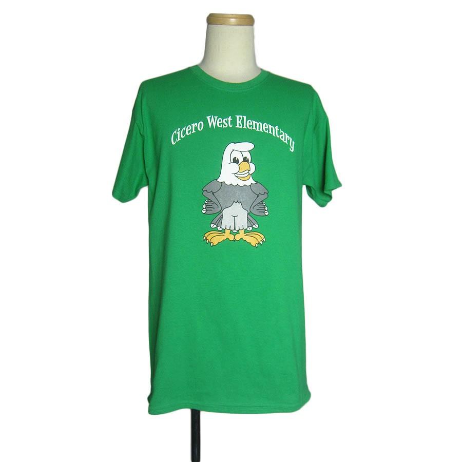Tシャツ スクールプリントtシャツ 鷲 キャラクター メンズ Mサイズ Gildan 古着 ユーズド ティーシャツ 緑 Ytshirts 1312 異国屋 通販 Yahoo ショッピング